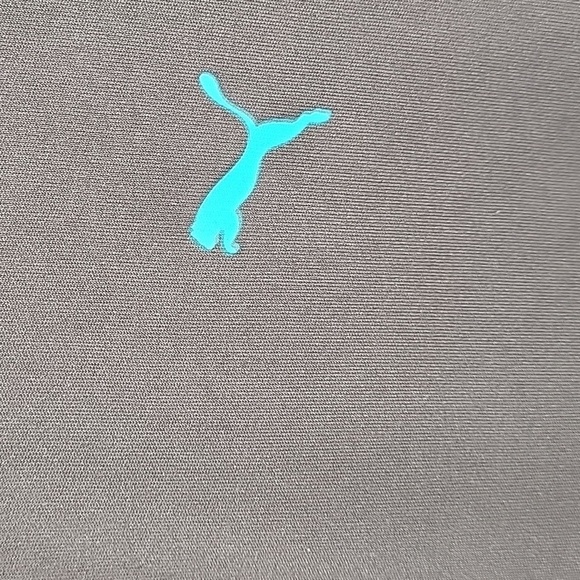 Puma Womens Dry Cell Black With Blue Detail Athletic Shirt Size M - Picture 9 of 11